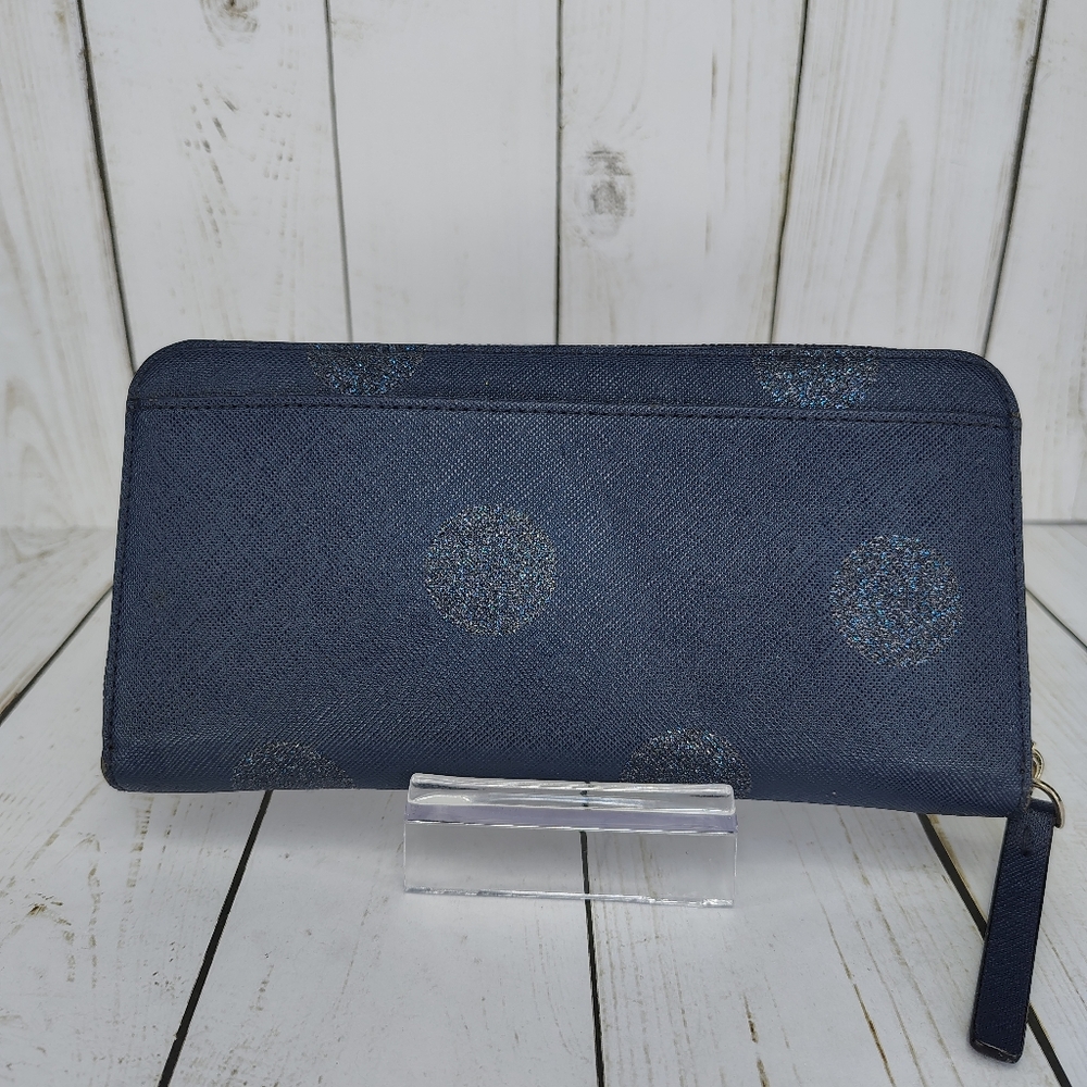 Kate Spade Haven Lane Neda Glitter Dot Zip Around Wallet - Picture 2 of 15